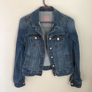 Old Navy medium wash denim jacket